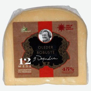 Сыр твердый Депардье рекомендует Oleder 45%, 250 г