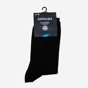 Носки мужские DiWaRi Calssic черные, 1 пара, шт