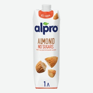 Напиток миндальный Alpro без сахара 1,1% 1 л