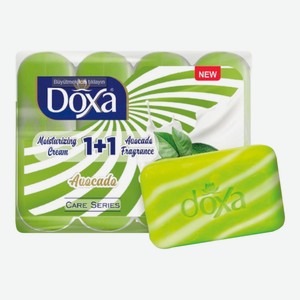 Мыло туалетное DOXA 1 + 1 Авокадо 80 г, 4 шт