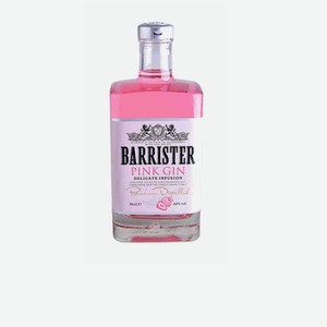 Джин Barrister Pink Gin 40% 700мл