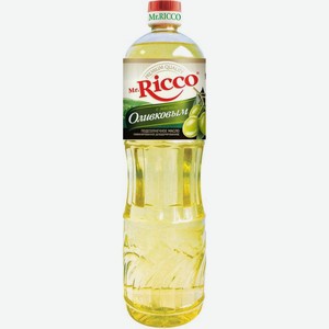 Масло подсолнечное MR.Ricco рафинированное с добавлением оливкового 1л