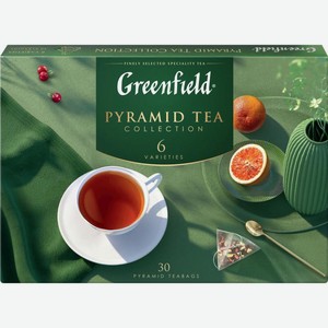Подарочный набор Greenfield Коллекция чая 6 вкусов 30пир 56г
