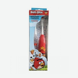 Зубная щетка детская Angry Birds вибрационная с 3 лет  Longa Vita FOR KIDS , 1 шт
