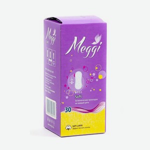 Ежедневные прокладки  MEGGI Soft , 30 шт