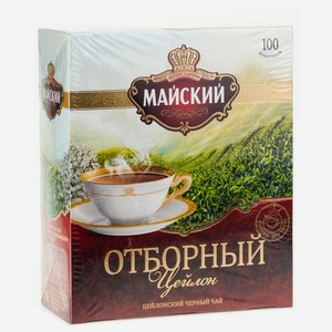 Чай МАЙСКИЙ ОТБОРНЫЙ 100*2г черн.
