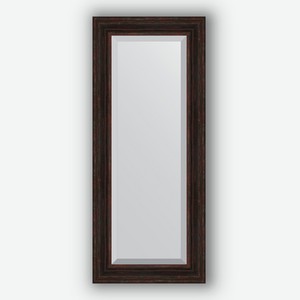Зеркало с фацетом в багетной раме Evoform темный прованс 99 мм 59х139 см