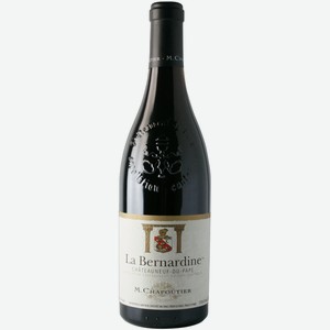 Вино M. Chapoutier Chateauneuf du Pape La Bernardine красное сухое, 0.75л Франция