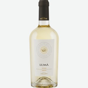 Вино Cantina Cellaro Luma Grillo белое сухое, 0.75л Италия