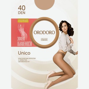 Колготки Orodoro Unico, 40 ден, размер 3, цвет caramello, шт