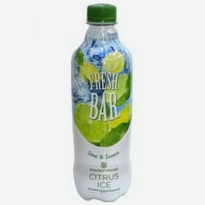 Напиток Fresh Bar Citrus Ice сильногазированный, 0,48 л, шт