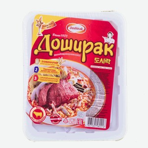 Лапша быстрого приготовления Доширак со вкусом говядины, 90 г