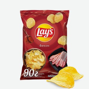 Картофельные чипсы Lay s Бекон, 90 г