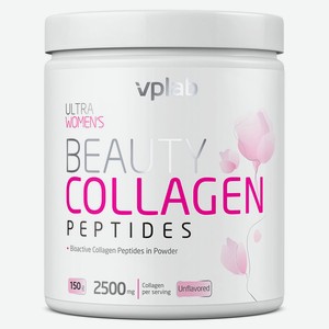 Коллаген красоты VPLAB Ultra Women s Beauty Collagen Peptides 2500 mg для кожи волос и ногтей, 150 г