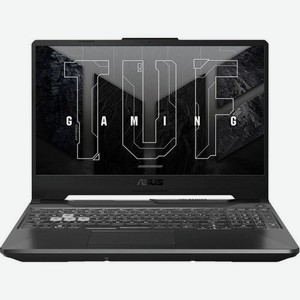 Ноутбук игровой ASUS TUF Gaming F15 FX506HC-HN004, 15.6 , IPS, Intel Core i5 11400H 2.7ГГц, 6-ядерный, 16ГБ DDR4, 512ГБ SSD, NVIDIA GeForce RTX 3050 для ноутбуков - 4 ГБ, без операционной системы, черный [90nr0724-m00ls0]