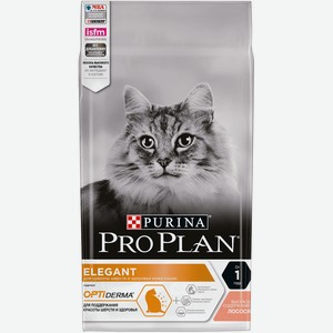 Purina Pro Plan для здоровья шерсти и кожи взрослых кошек, с высоким содержанием лосося (400 г)