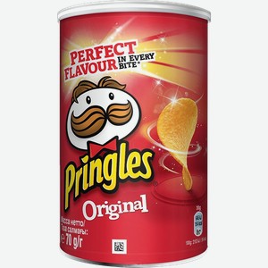 Чипсы картофельные Pringles со вкусом сметаны и лука, 70 г