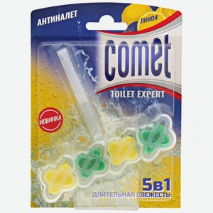 Блок для очищения унитаза Comet Лимон, 48 г