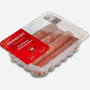 Колбаски Мираторг Тирольские свиные охлажденные, 400 г