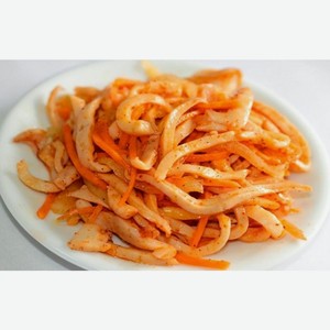 Кальмары по-корейски с морковью, 300 г