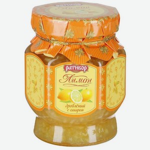 Лимон Ратибор дробленый с сахаром, 365 г