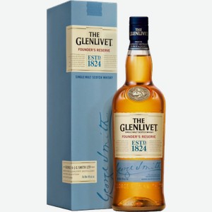 Виски The Glenlivet Founder s Reserve gift box 0.7л