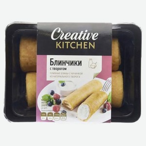 Блинчики Creative Kitchen с творогом охлажденные, 200 г