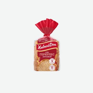 Хлеб Хлебный дом Геркулес зерновой нарезка 250 г