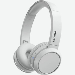 Наушники Philips TAH4205WT/00, Bluetooth, накладные, белый