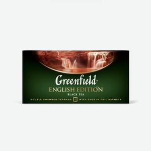 Чай черный Greenfield English Edition байховый, 25х2 г