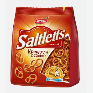 Крендели Lorenz Saltletts Premium Baked с солью, 150 г