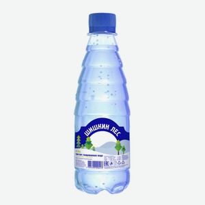 Вода Шишкин лес питьевая газированная, 0,4 л, шт