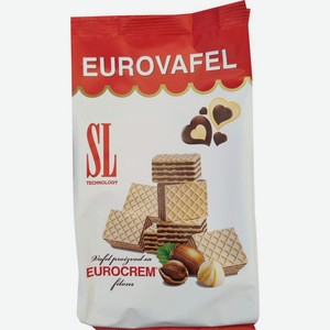 Вафли SL Eurovafel с шоколадной начинкой 200г