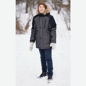 Куртка для мальчика зимний  Питер  batik р.140 цв.черный арт.241-20з