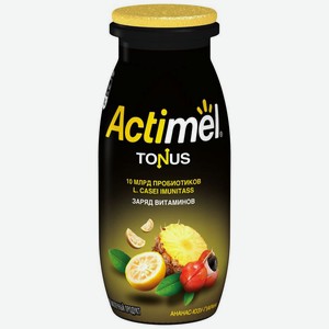 Продукт кисломолочный Actimel Ананас-юзу-гуарана 2,5%, 100 г