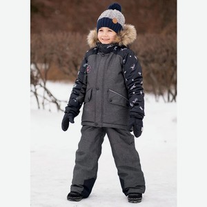 комплект (куртка+полукомбинезон) для мальчика зимний  Колин  batik р.92 цв.серый арт.233-20з