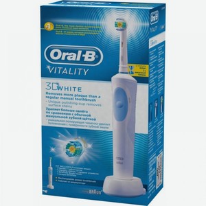 Электрическая зубная щетка Braun Oral-B Vitality 3D White, шт
