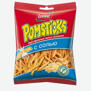 Чипсы картофельные Lorenz Pomsticks с солью, 40 г