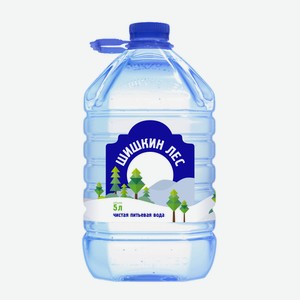 Вода Шишкин лес питьевая негазированная, 5 л, шт