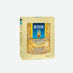 Макаронные изделия De Cecco Fettuccine №103, 250 г