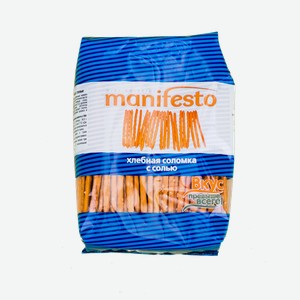 Соломка Manifesto хлебная с солью, 150 г