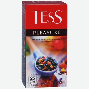 Чай TESS 25пак*1,5г плэжа черный с фруктовыми добавками