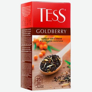 Чай TESS 25пак*1,5г Goldберри черный