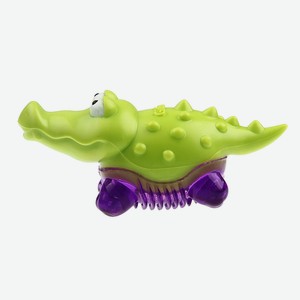GiGwi крокодильчик, игрушка с пищалкой,10 см (65 г)