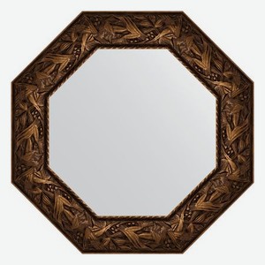 Зеркало в багетной раме Evoform византия бронза 99 мм 63x63 см