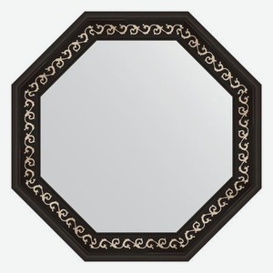 Зеркало в багетной раме Evoform черный ардеко 81 мм 69x69 см