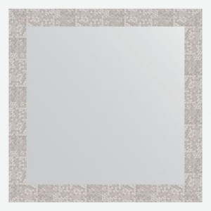 Зеркало в багетной раме Evoform соты алюминий 70 мм 76х76 см