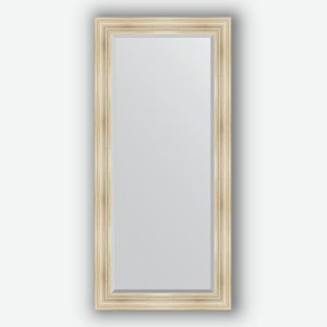 Зеркало с фацетом в багетной раме Evoform травленое серебро 99 мм 79х169 см