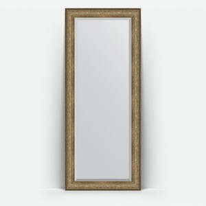 Зеркало напольное с фацетом в багетной раме Evoform виньетка античная бронза 109 мм 85x205 см