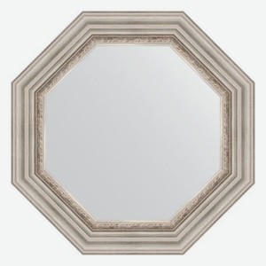 Зеркало в багетной раме Evoform римское серебро 88 мм 61x61 см